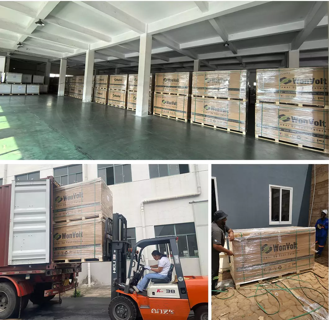 solar panel shipping