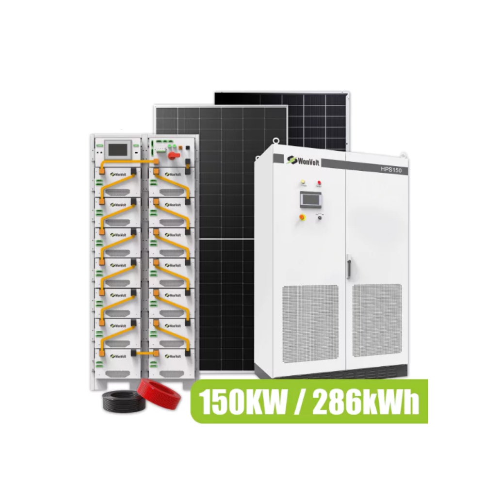 Sistema de energia solar híbrida de 150KW - 500KW