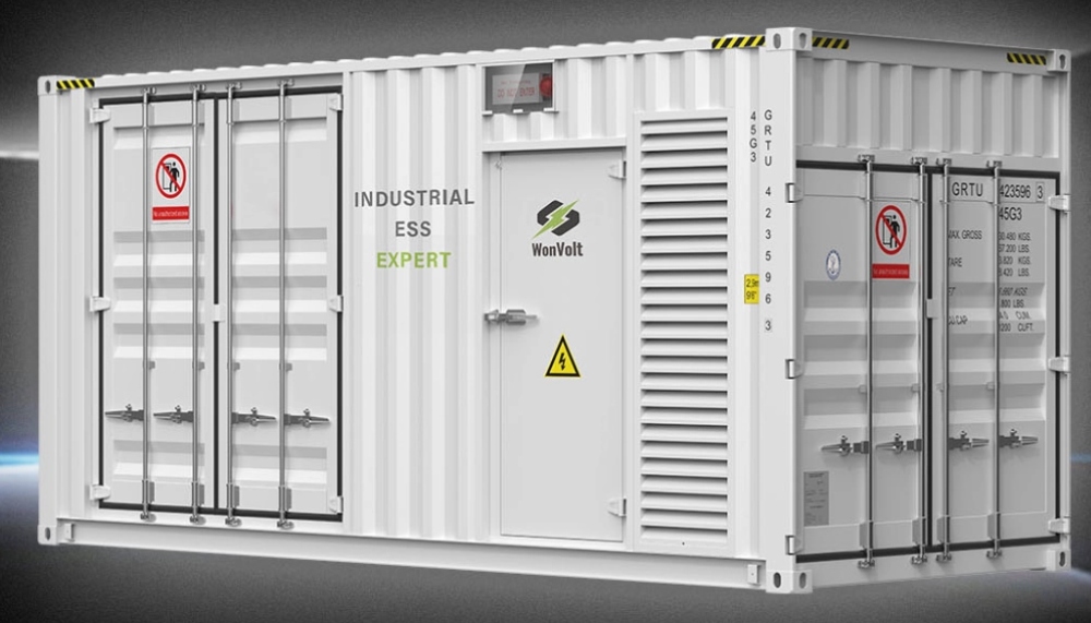 WonVolt BESS container 1MW - 5MW Solar Plant