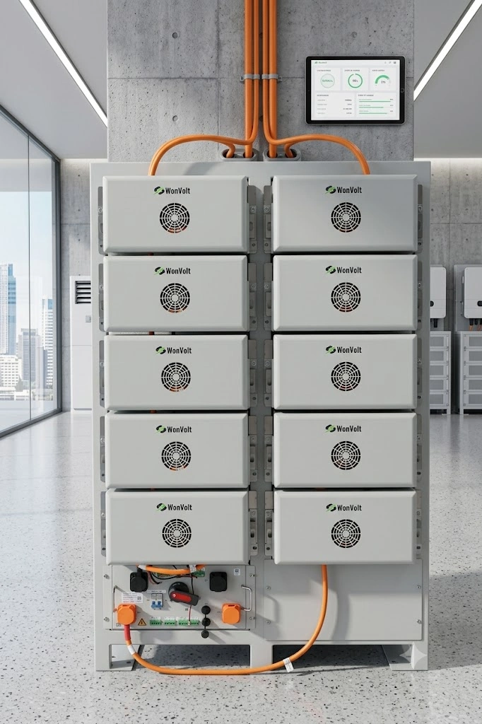 100-261 kWh Lithium-Batteriecluster 51,2 V 314 Ah (1)