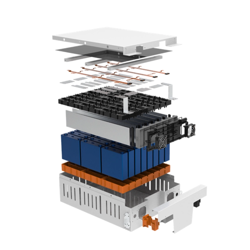 30-100kWh Lithium Battery Cluster 1C Discharge Structural diagram