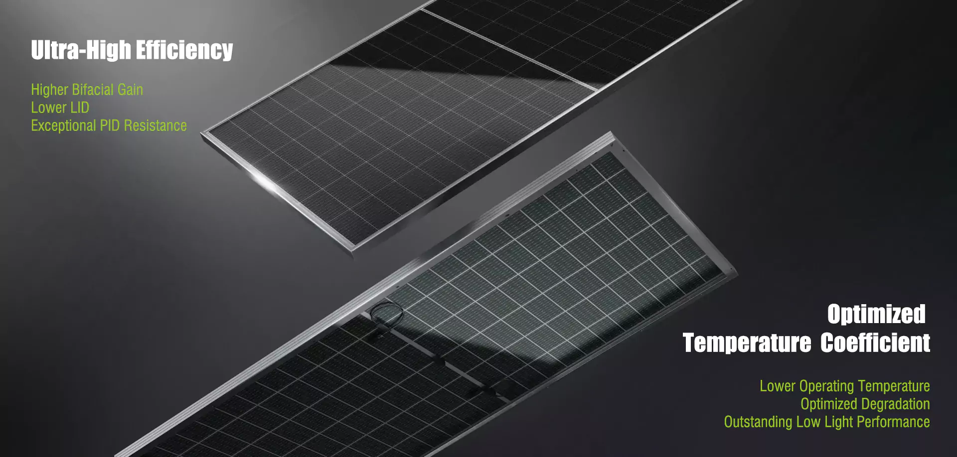 Bifacial Solar Panel 660W 210R Cell WV-66KUN660-H12RS